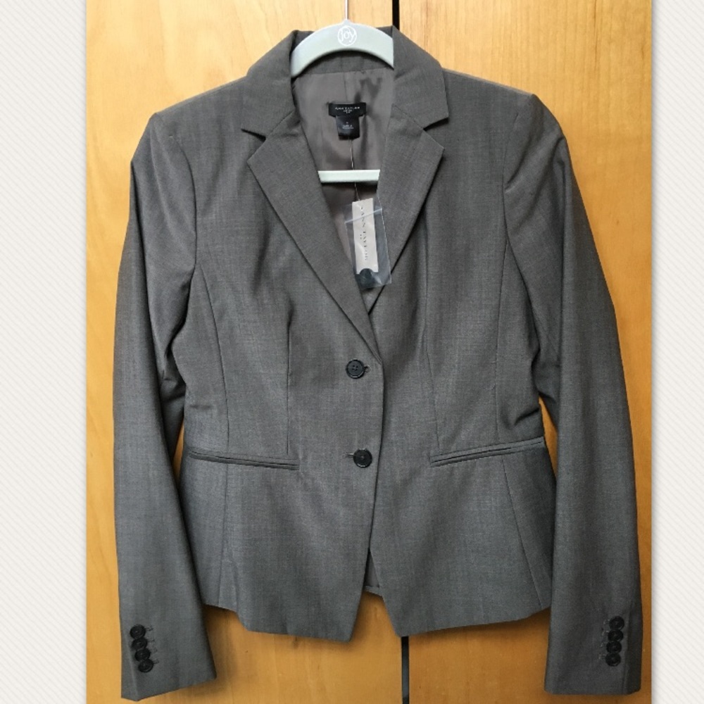 Ann Taylor Gray Blazer